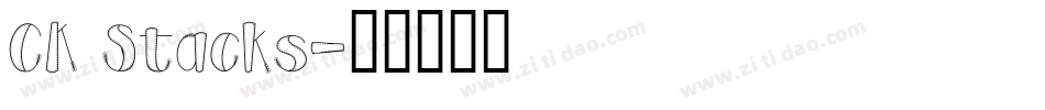 CK Stacks字体转换